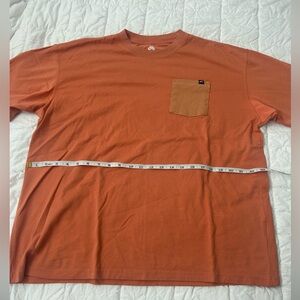 Nike SB Burnt Orange Short Sleeve Tee with Pocket